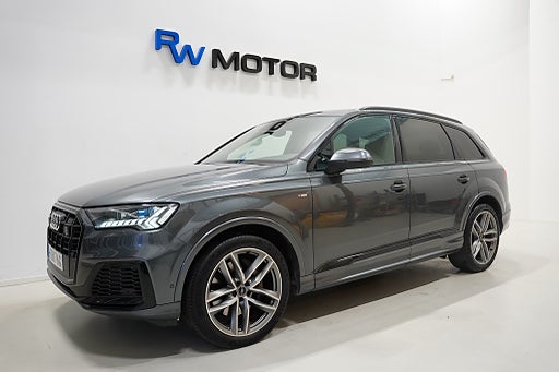 Audi Q7 50 TDI Q S Line 7-sits Luft 360° D-värmare Drag Laser