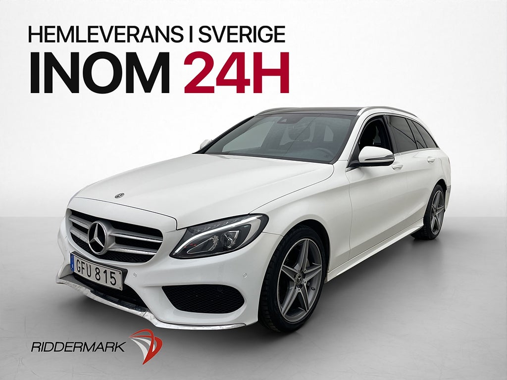 Mercedes-Benz C 220 T d 4MATIC AMG Pano Skinn CarPlay Drag