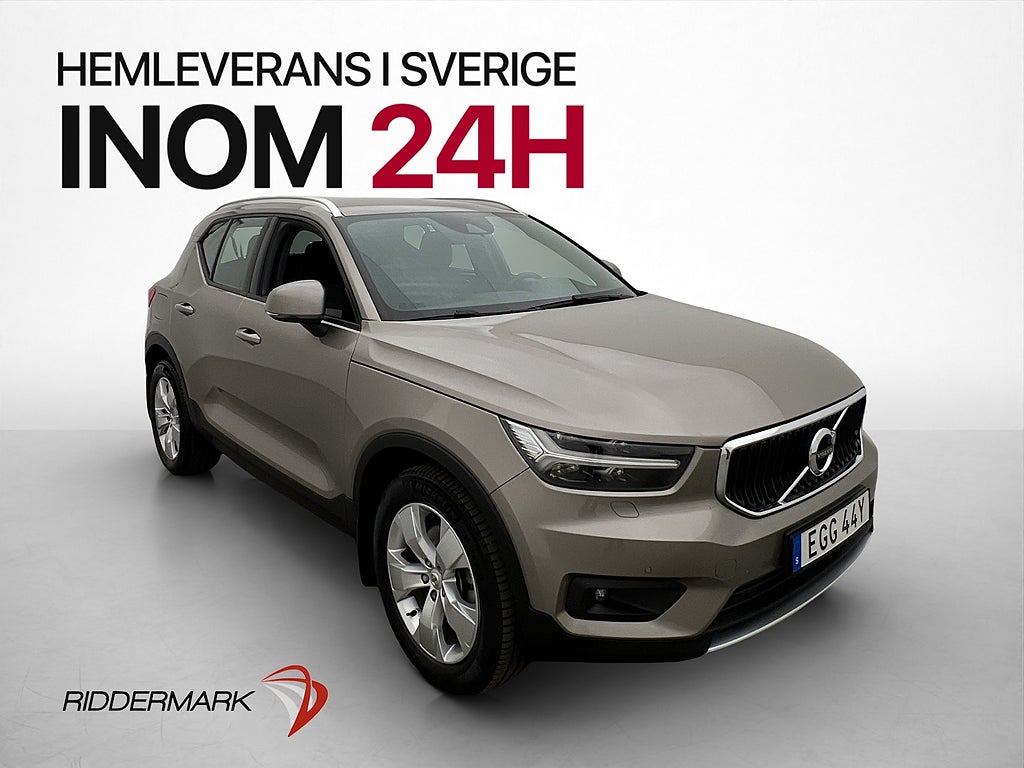 Volvo XC40 B4 197hk Momentum Advanced Kamera Värmare Drag