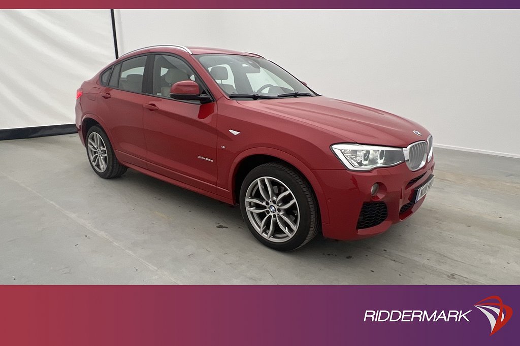 BMW X4 xDrive35d M Sport Två-Bruk Värm H/K Kamera Navi Skinn