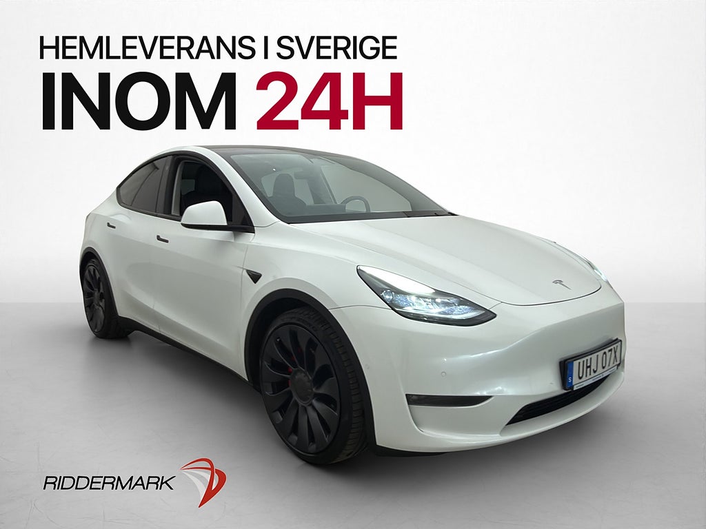 Tesla Model Y Performance AWD Panorama Kamera Värmepump MOMS