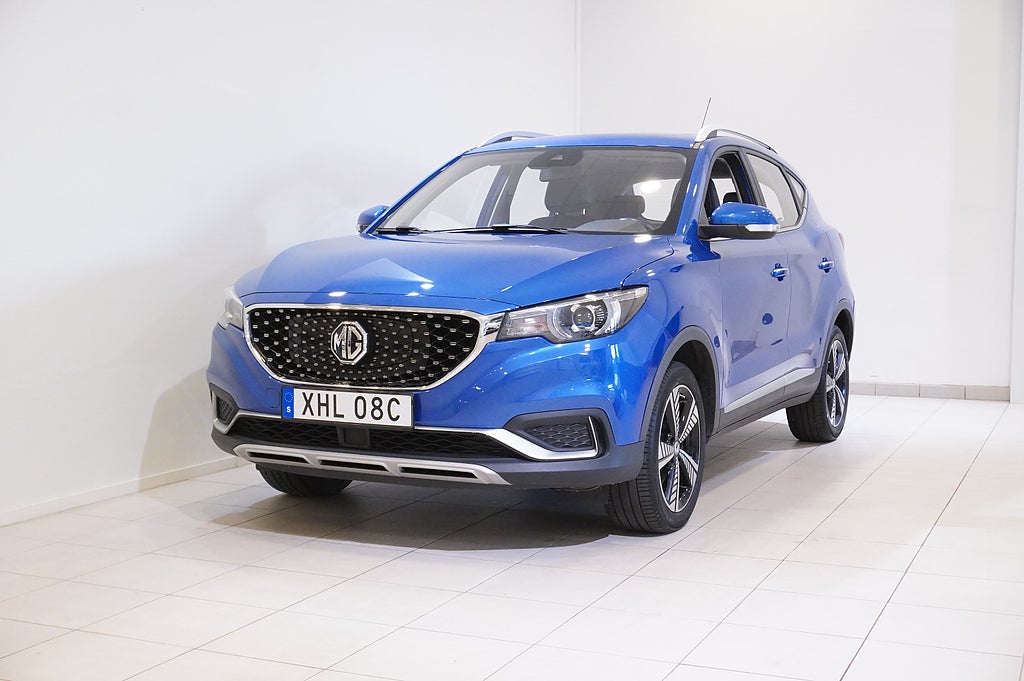 MG ZS EV 0,65% ränta Luxury 45kWh Regal Blue, Backkamera, Panorama, Ke