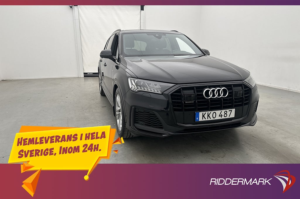 Audi Q7 60 TFSI 456hk Quattro S Line 360° Pano Luft Drag