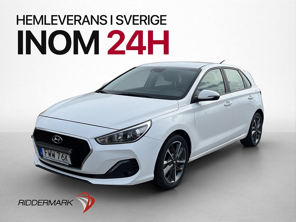 Hyundai i30 140hk Trend Kamera CarPlay M-Värmare Rattvärme