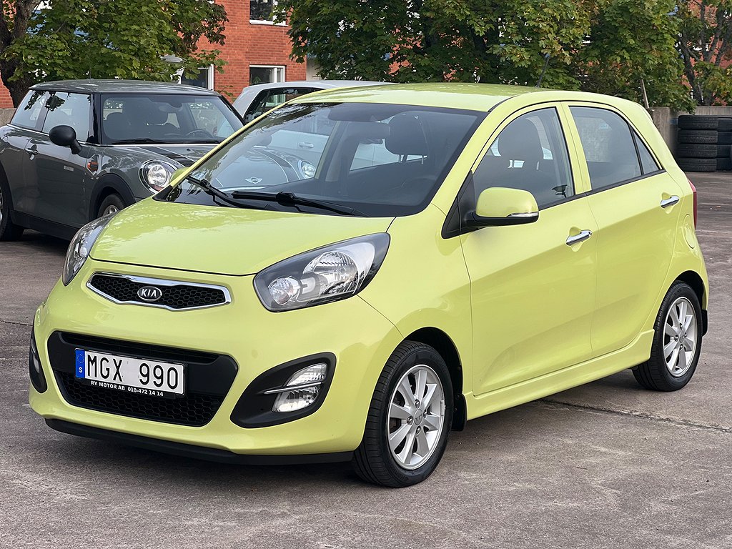 Kia Picanto 5-dörrar 1.2 CVVT GLS Lågmil 3,95% Ränta