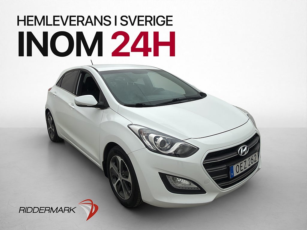 Hyundai i30 136hk Premium P-Sensorer Rattvärme Dragkrok