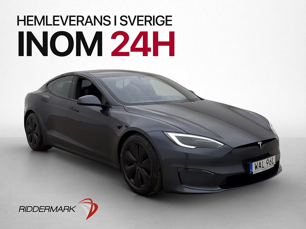 Tesla Model S Luftfjädring Yoke-ratt MOMS Svensksåld