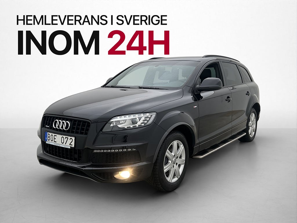 Audi Q7 3.0 TDI V6 Quattro S-Line 7-Sits BOSE Pano Drag Värm