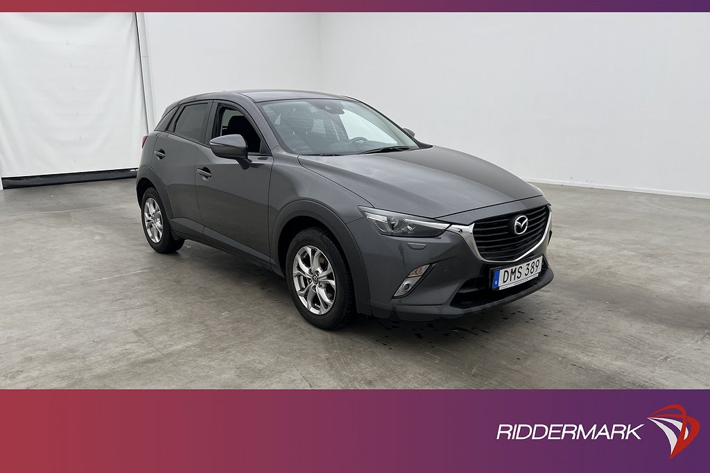 Mazda CX-3 SKYACTIV-G 120hk Vision Navi Sensorer Rattvärme