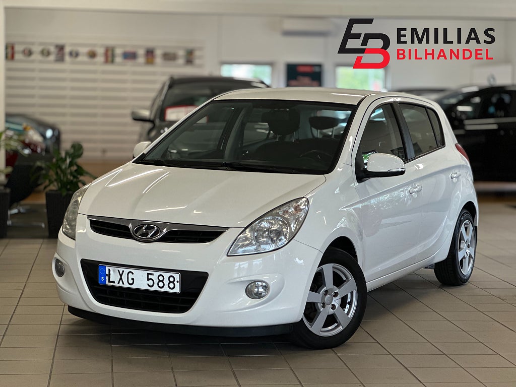 Hyundai i20 5-dörrar 1.2 Premium Bt Nyservad 78hk