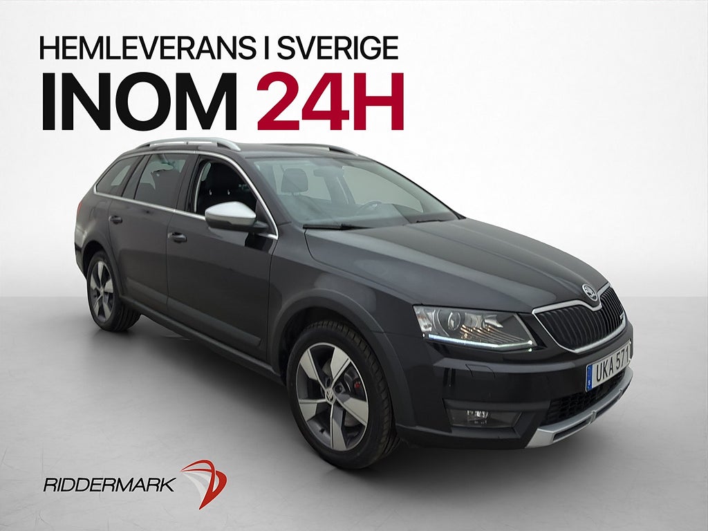 Skoda Octavia Scout 2.0 TDI 4x4 Premium Drag Canton Värmare