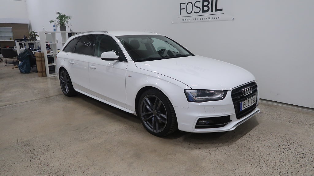 Audi A4 *Kampanj 2000kr ICA*2.0 TDI S-line Drag-Värmare-Nyservad-SoV-PDC