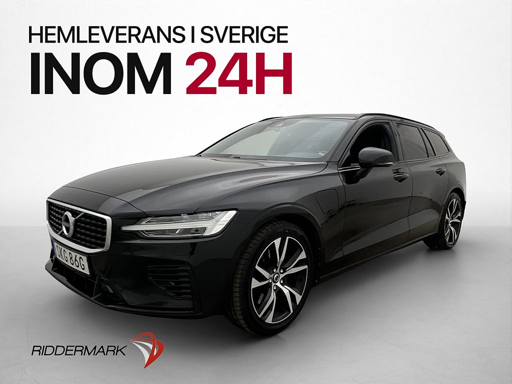 Volvo V60 T8 AWD R-Design Pano Läder Värmare Orrefors Drag