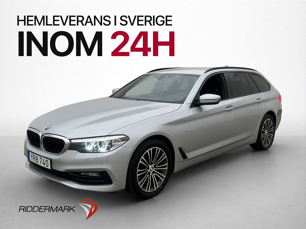 BMW 520d xDrive Touring 190hk Sport Line Drag Kamera CarPlay