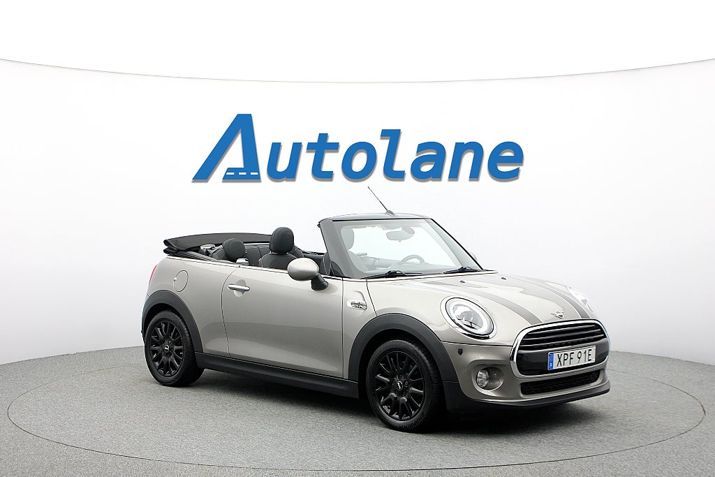 MINI Cooper Convertible DCT Pepper II, PDC, Låg skatt 136hk
