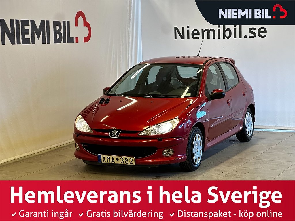 Peugeot 206 5-dörrar 1.4 Sommar- & Vinterdäck
