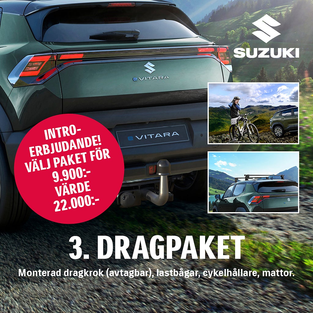 Suzuki e-Vitara 61 kWh Inclusive 4x4, Dragpaket!!