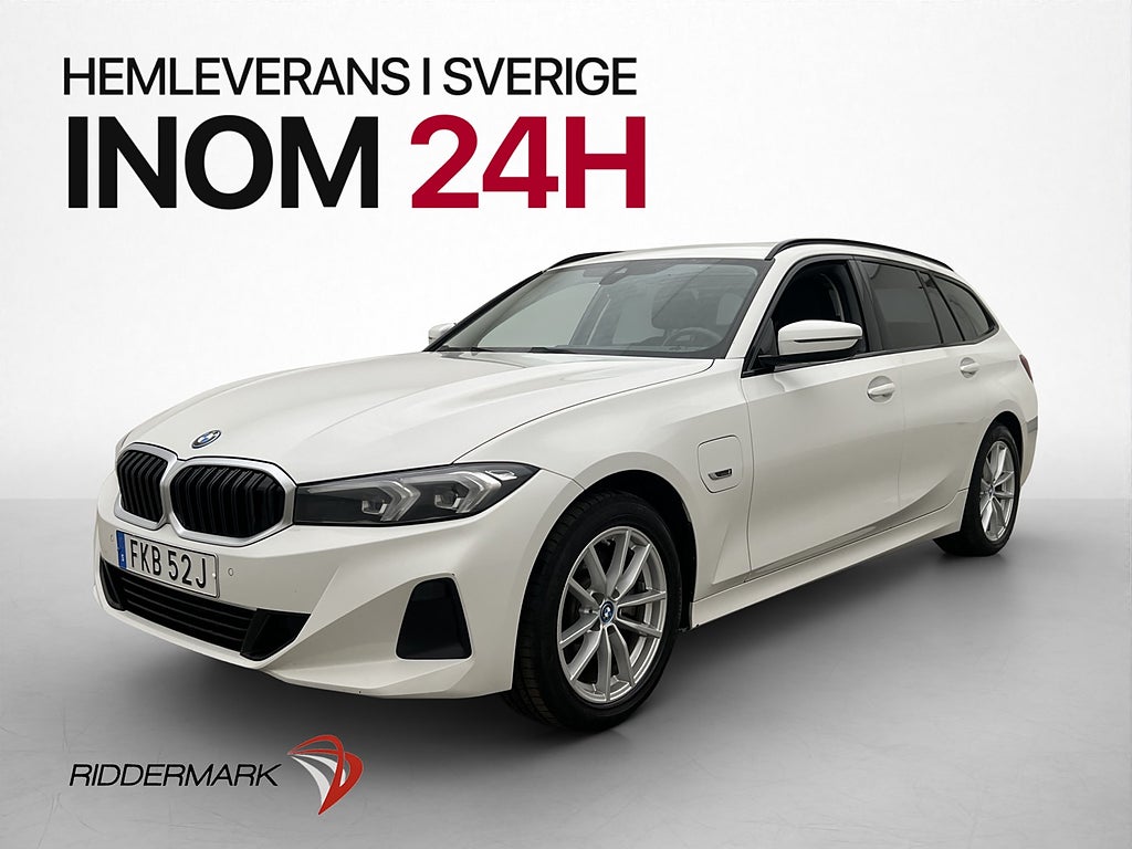 BMW 330e xDrive Touring Drag Navi CarPlay Halvskinn MOMS