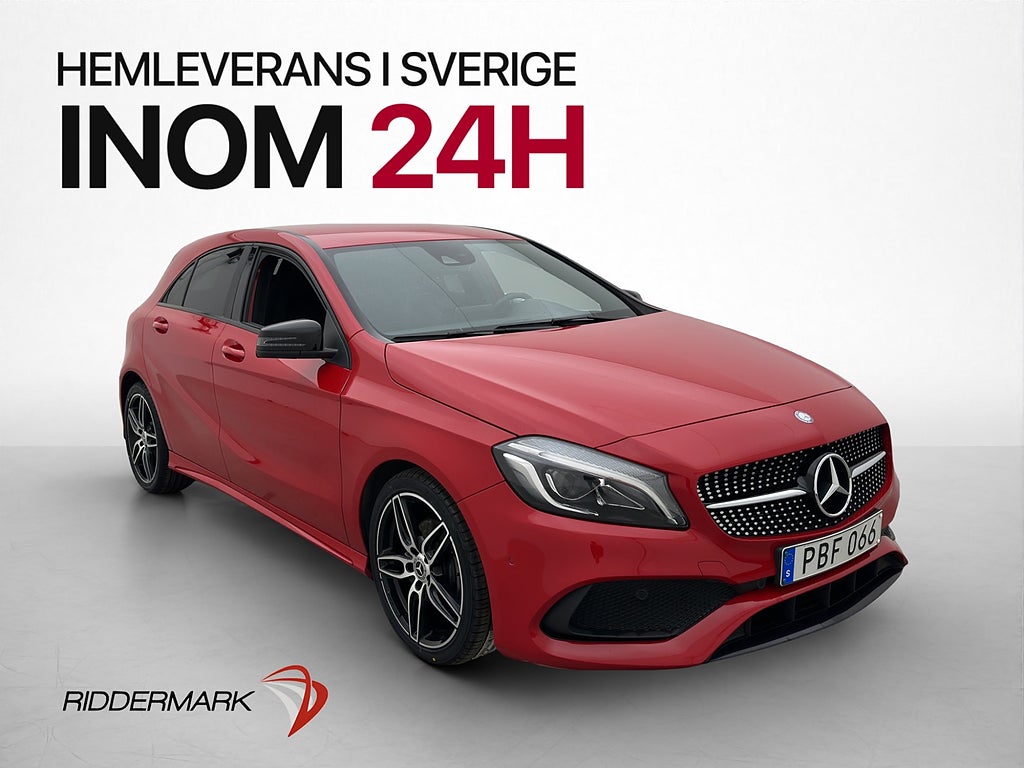 Mercedes-Benz A 200 d 4M 136hk AMG Skinn/Alcantara B-Kamera