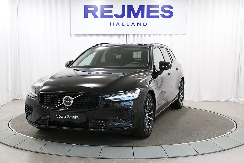 Volvo V60 T6 Plus Dark Edition |Drag |Kamera |Läder |Elstol |Mörkton