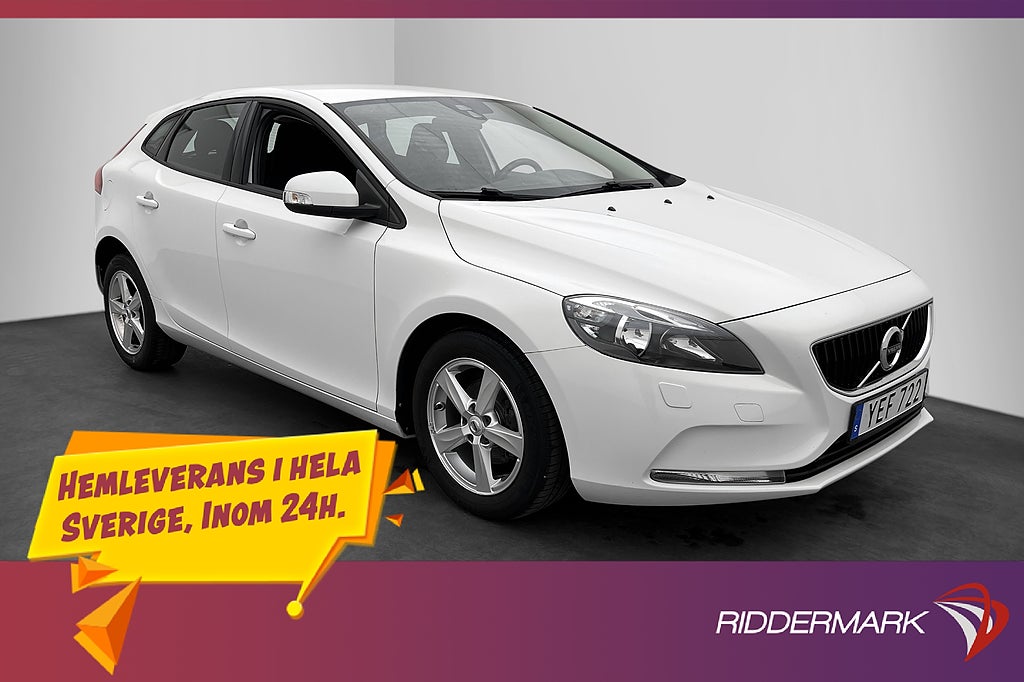 Volvo V40 D2 VOC Värmare P-Sensorer Bluetooth Farthållare