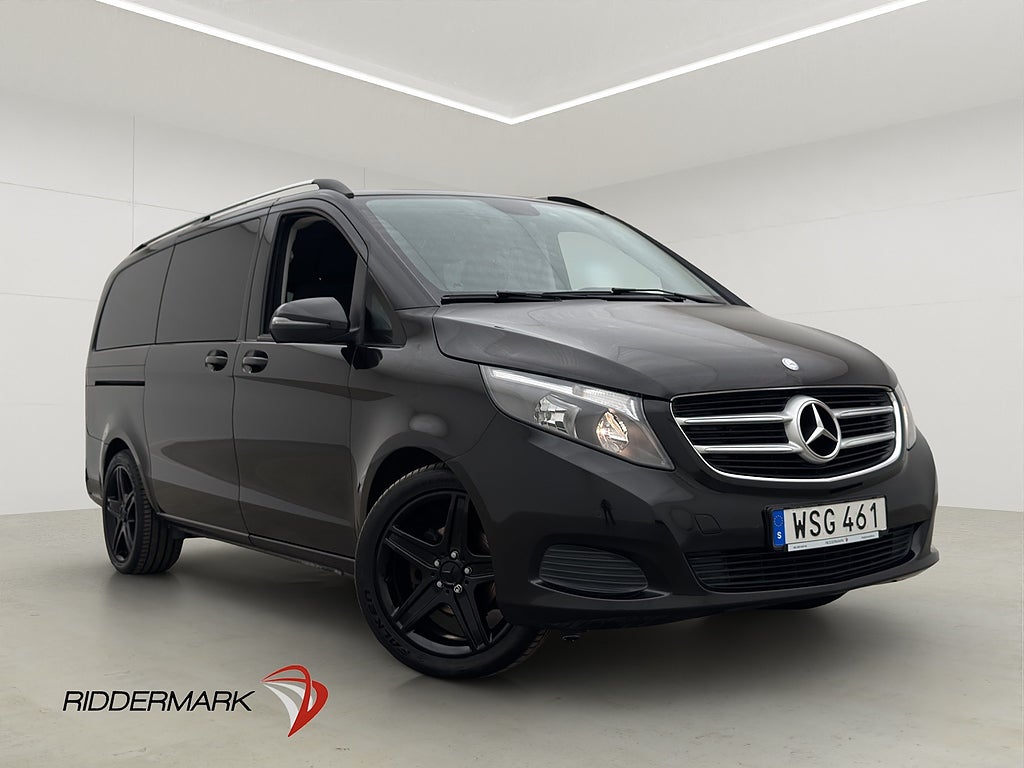 Mercedes-Benz V 220 d Lång Värmare Dragkrok B-Kamera 7-Sits