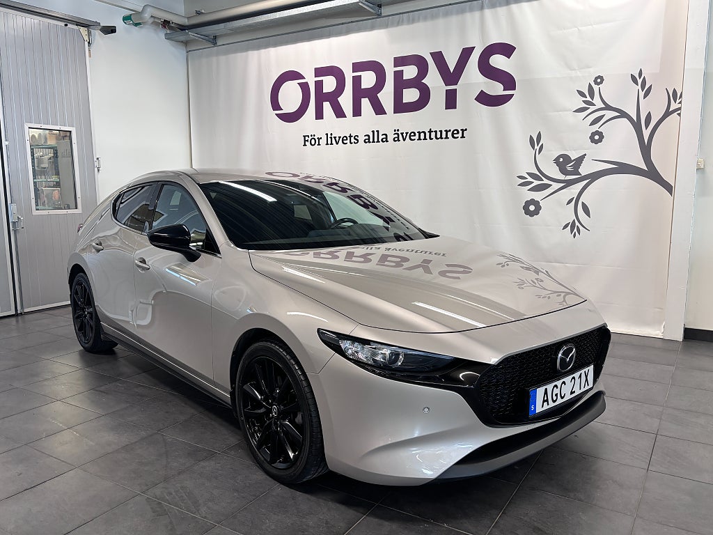 Mazda 3 2.0 150hk Homura SKYACTIV-G M Hybrid Nav HUD Kamera