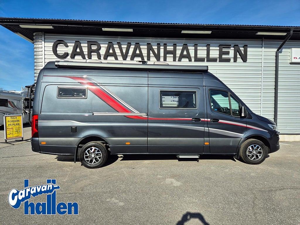 Kabe Travelmaster 690 LB (360 kamera/dragkrok/Lithium/Solpanelmm.)