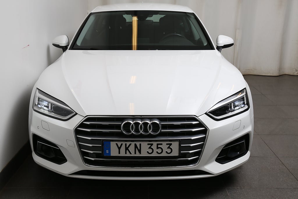 Audi A5 2,0 TFSI MHEV 190hk Sportback Sport Aut Värmare Drag 2018