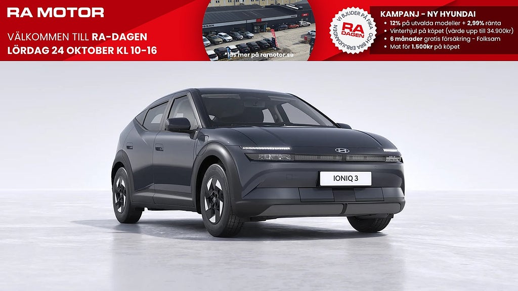 Hyundai Ioniq 3 2,99% ränta |3 Standard Range - Select 2027