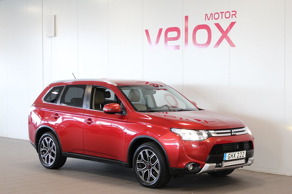 Mitsubishi Outlander 2.2 Di-D 4WD 150hk 7-sits Drag Elstolar