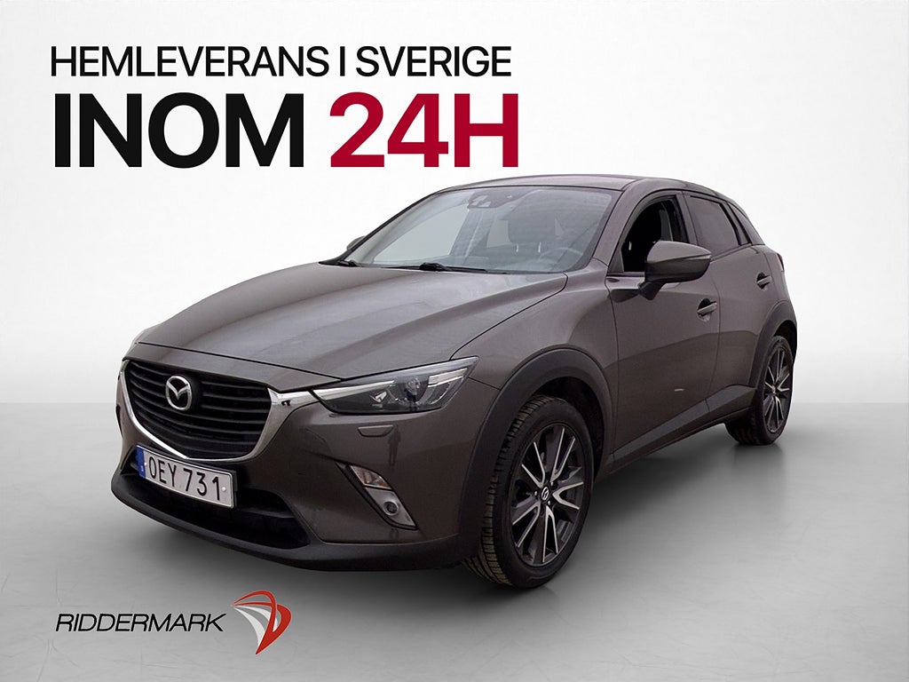 Mazda CX-3 2.0 SKYACTIV-G 120hk VISION Navi P-Sensorer Drag