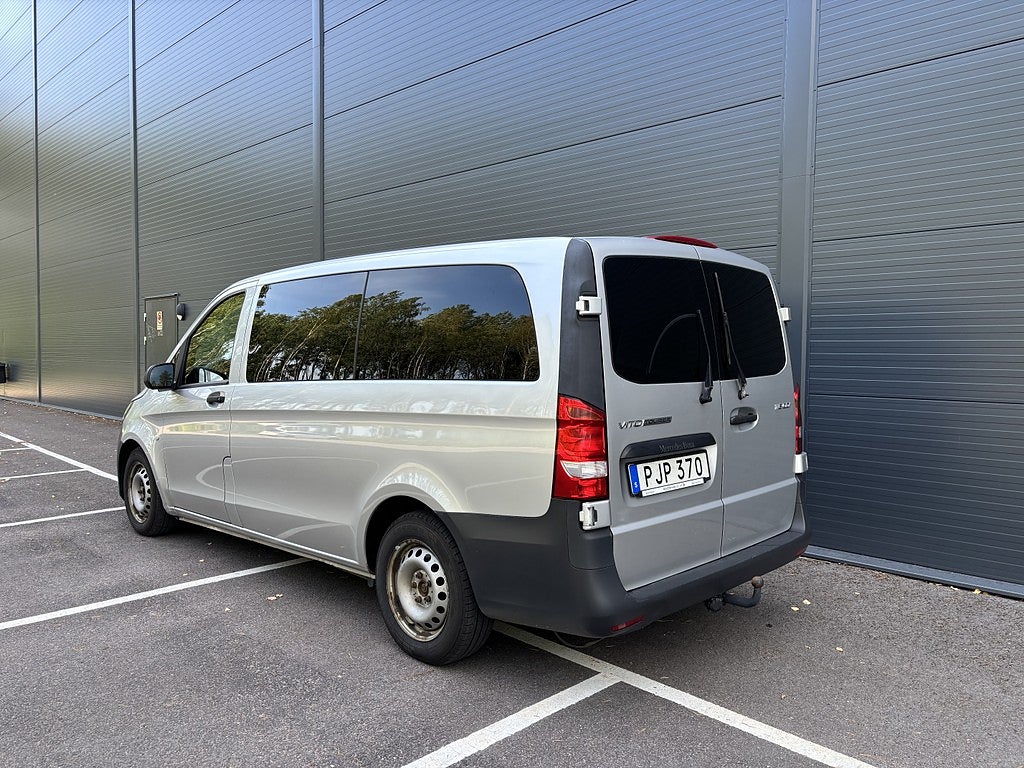 Mercedes-Benz Vito Tourer 116 CDI 3.1t 7G-Tronic Plus 9-Sits Drag Navi