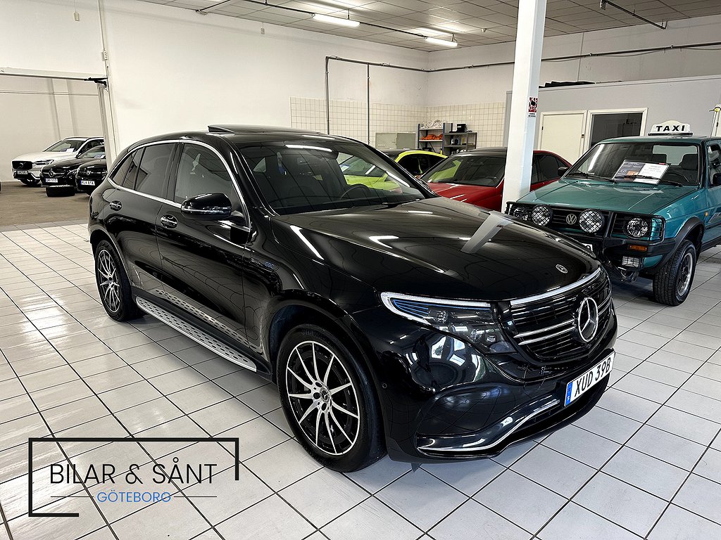 Mercedes-Benz EQC 400 408hk AMG B&W Panorama Läder Drag