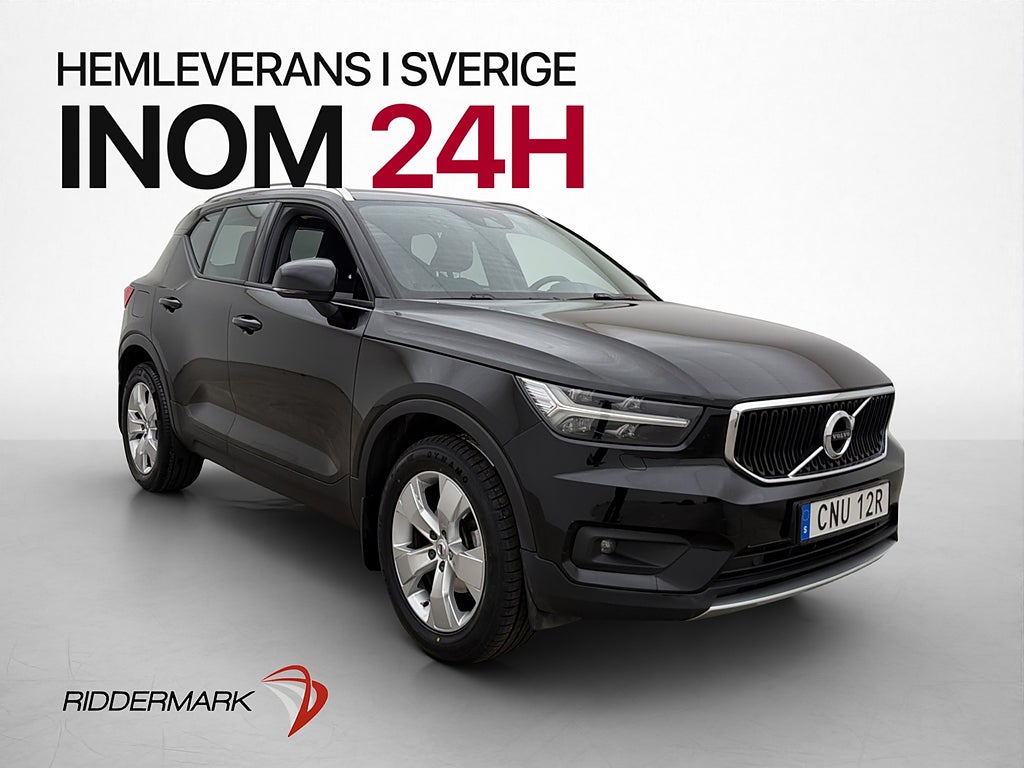 Volvo XC40 T2 129hk Momentum Adv Värm Kamera CarPlay Klimat