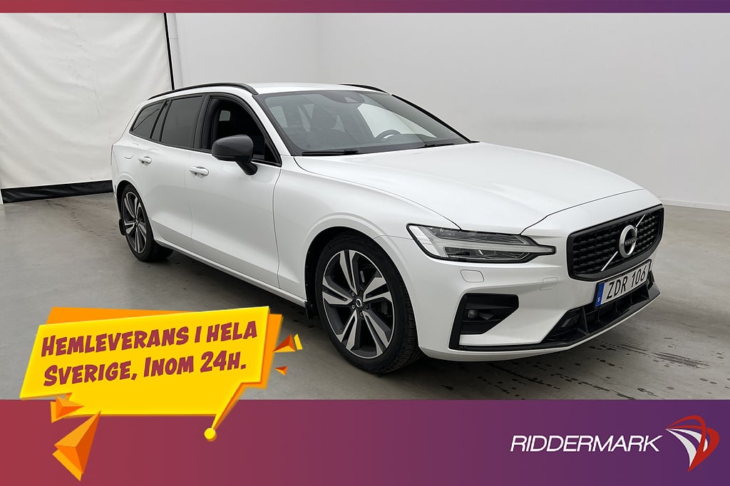 Volvo V60 D3 150hk AWD R-Design Värm H/K Kamera CarPlay Drag