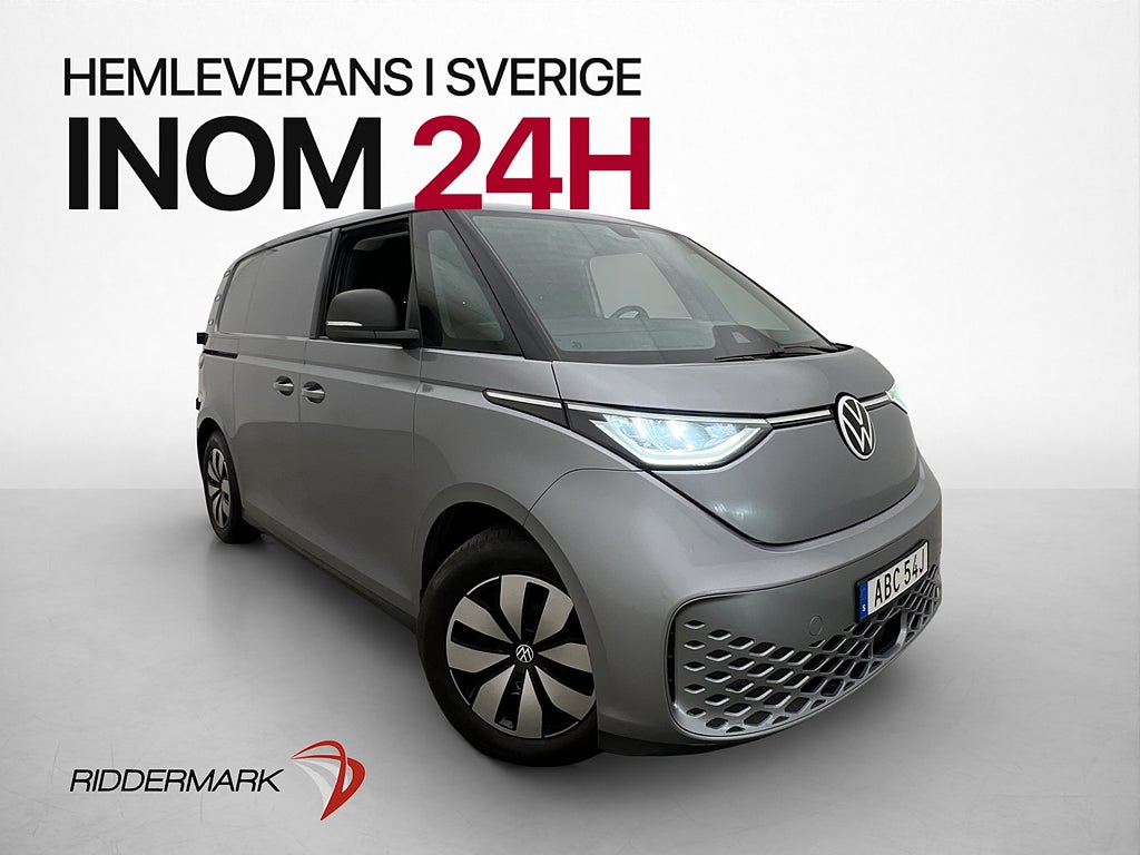 Volkswagen ID. Buzz Cargo 82 kWh Värmare Drag CARPLAY Moms