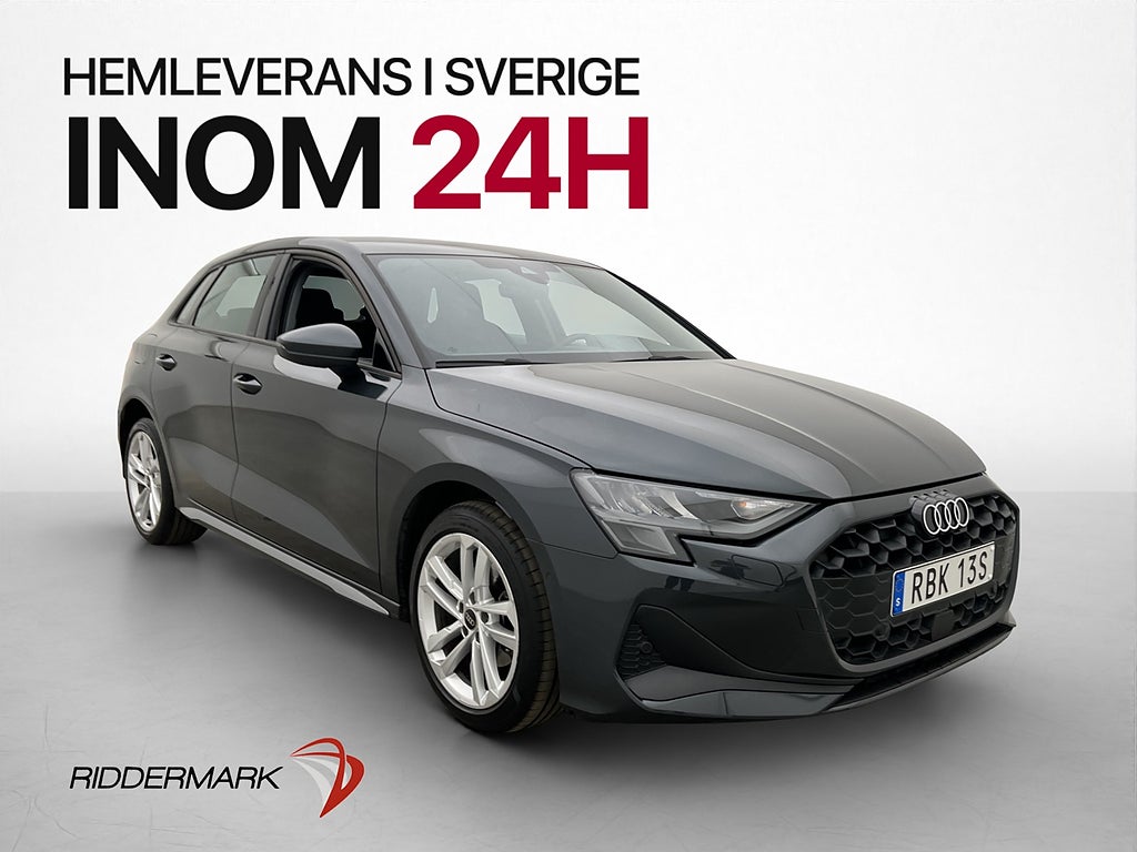 Audi A3 Sportback 35 TFSI 150HK Proline Kamera CarPlay