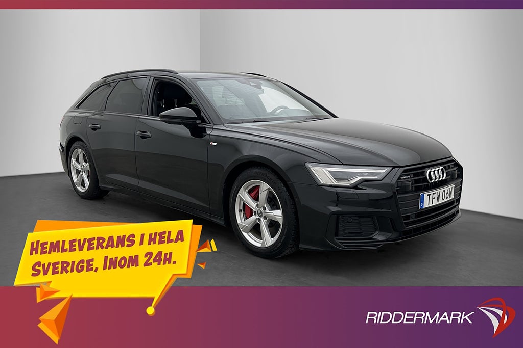Audi A6 Avant 55 TFSI e Q S Line Svartoptik Cockpit Matrix