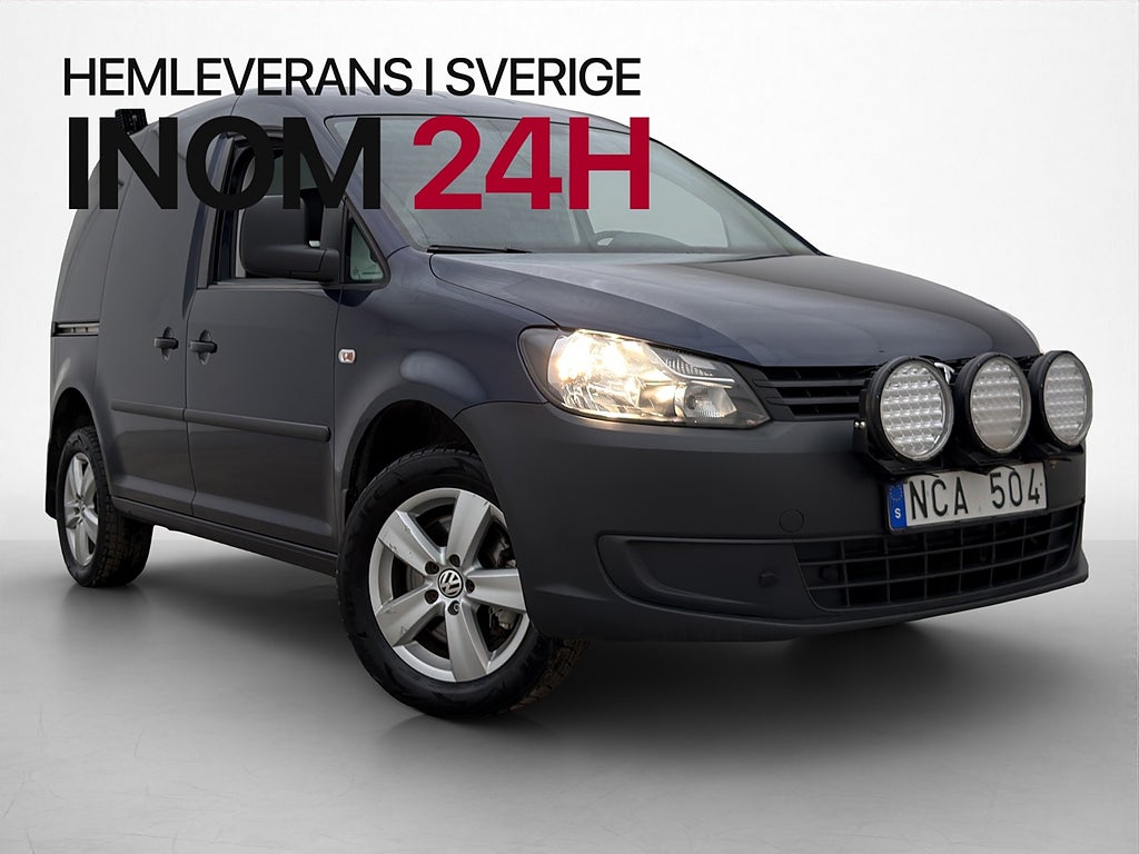 Volkswagen Caddy 2.0TDI 4Motion 140hk Värmare Drag V-inredd