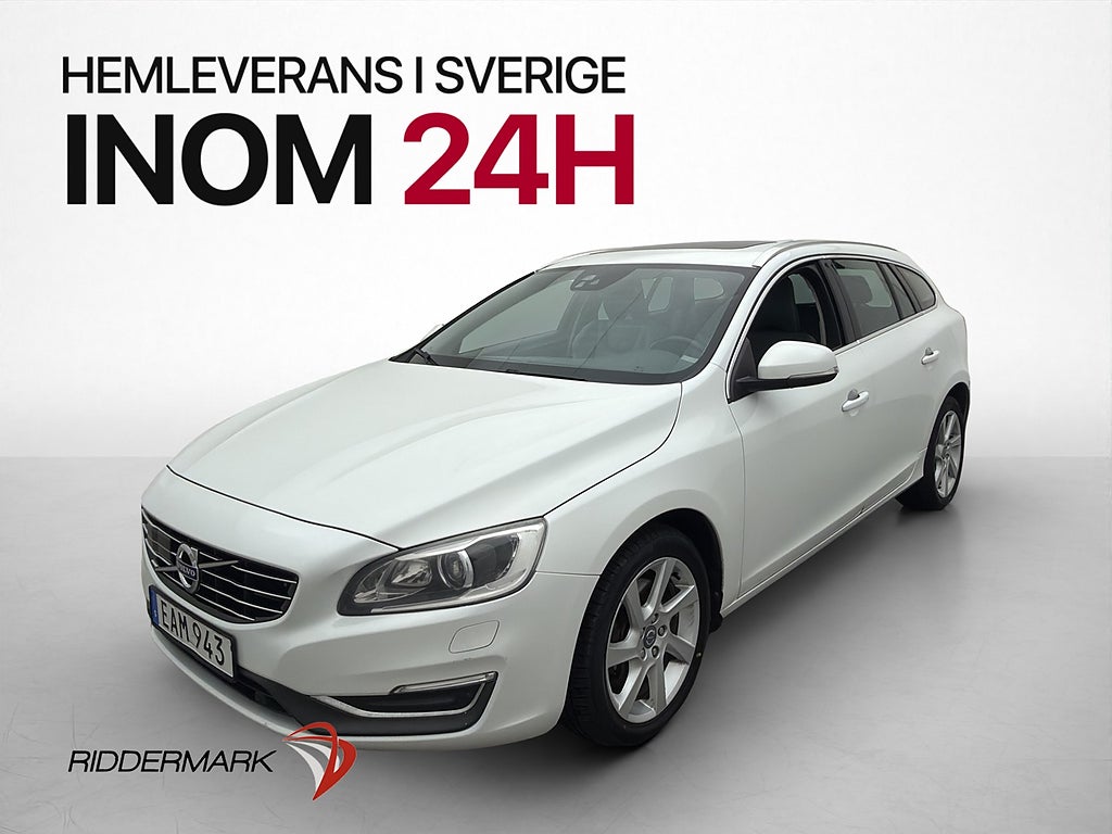 Volvo V60 D4 AWD Summum Värmare Dragkrok Taklucka VOC