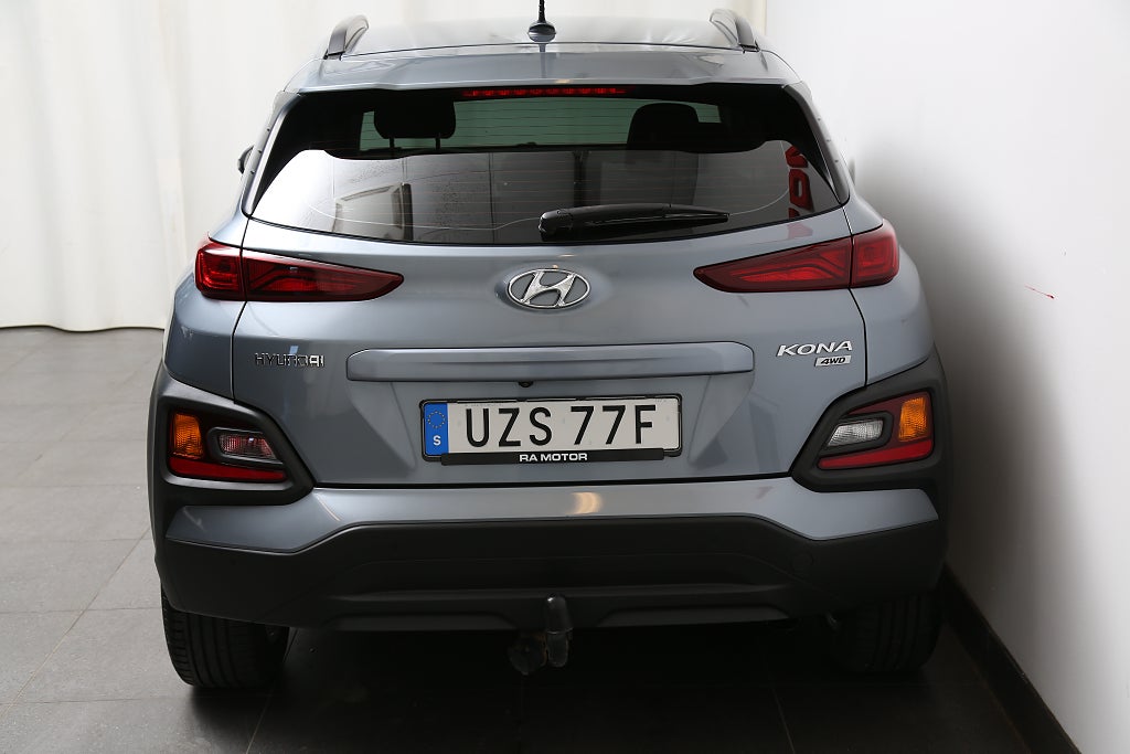Hyundai Kona 1,6 T-GDI 177hk Trend AWD Aut Drag Bränslevärmare