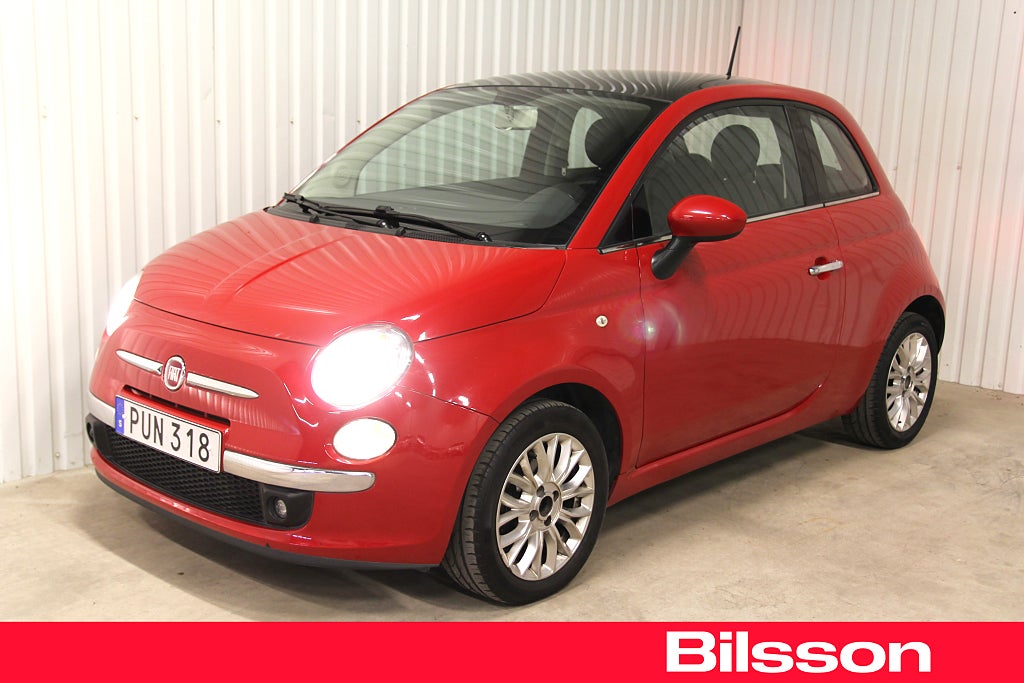 Fiat 500 1.2 8V Lounge-paket Panorama, AC