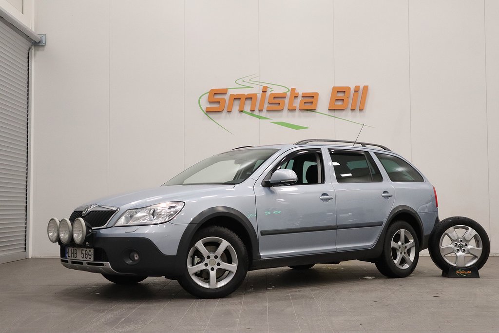 Skoda Octavia Scout 2.0 TDI 4x4 Scout DRAG P-SENSORER 140hk