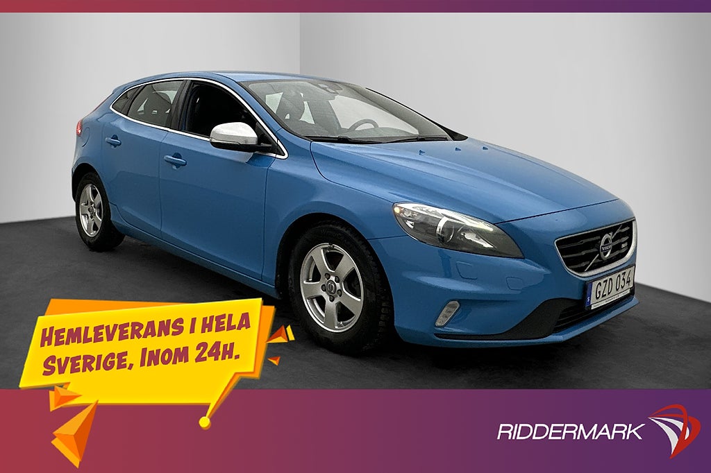 Volvo V40 D2 115hk R-Design Värmare Skinn Farthållare