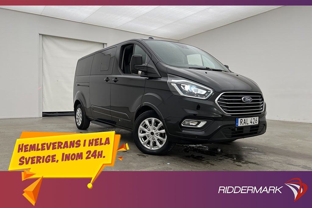 Ford Tourneo Custom Titanium Lång Värmare B-Kamera Moms