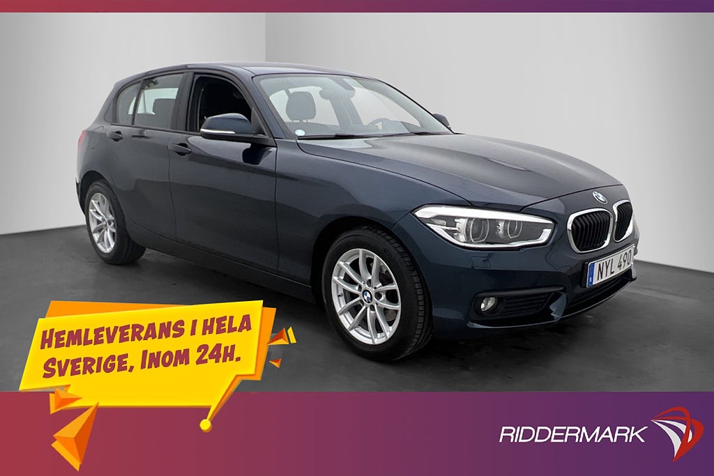 BMW 118I 136hk Advantage P Sensorer Låg Skatt 0,50L/mil