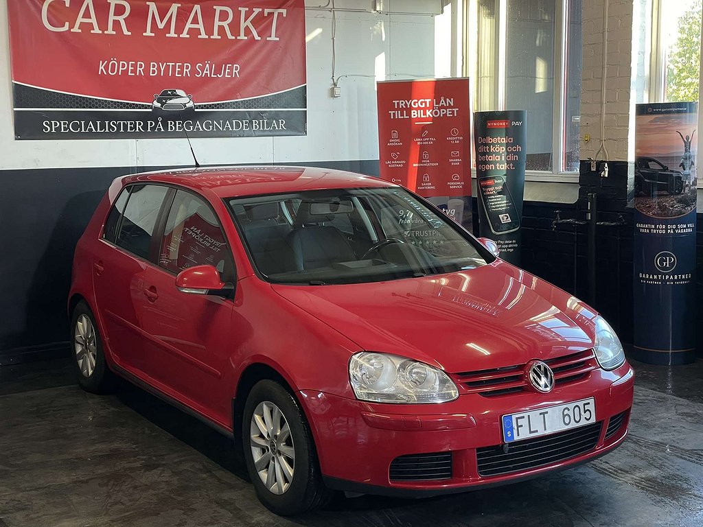 Volkswagen Golf 5-dörrar 1.6 Design Euro 4 Dragkrok Ny-besiktigad 