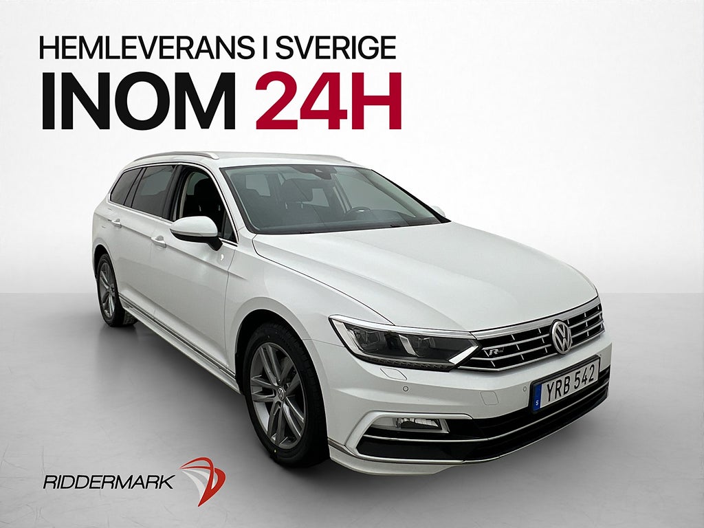 Volkswagen Passat 2.0 TDI 190hk R-Line D-värm Cockpit Skinn