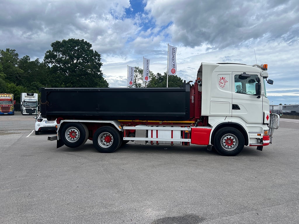 Scania R500 V8 6x2*4 Manuell Växellåda, Lastväxlare inkl flak